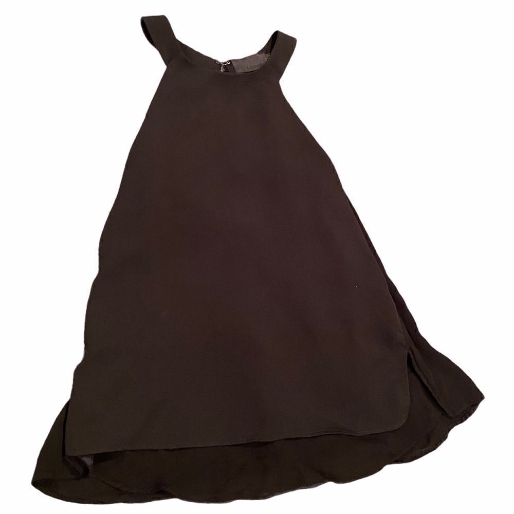 Line & Dot Black Sleeveless Top Size X Small